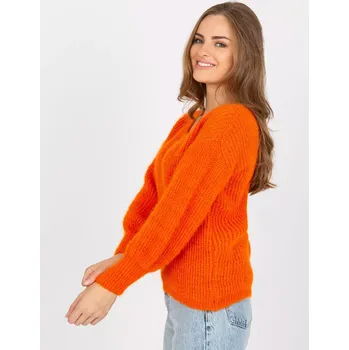 Dámský svetr Dámský svetr TW SW BI 9029.84 oranžový jedna velikost