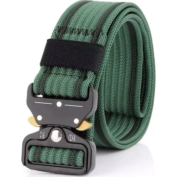 Opasek Pánský plátěný pásek Military pásek Molitor Zelený