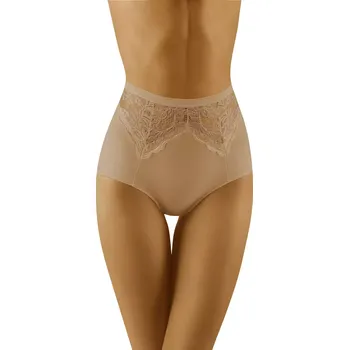 Kalhotky Dámské kalhotky Maestria Beige - Wol-Bar S