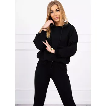 Souprava mikiny s kapucí černá UNI
