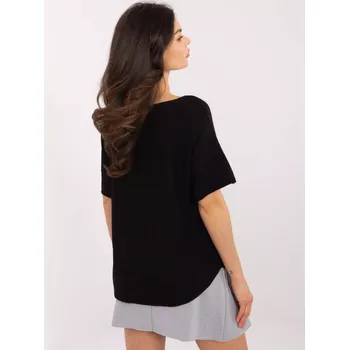 Dámský svetr Jumper MO SW 0702.36 černý jedna velikost