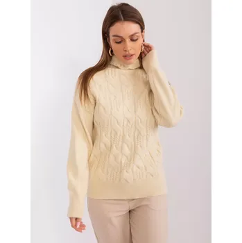 Dámský svetr Přepínač AT SW 23401.97P světle béžová jedna velikost