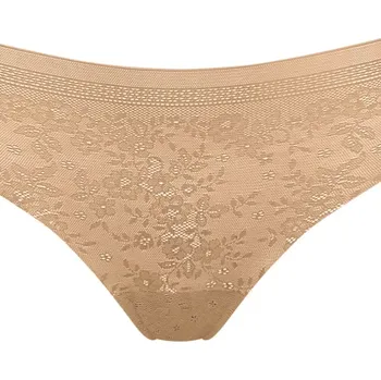 Kalhotky Dámské kalhotky SLOGGI ZERO LACE HIPSTRING Béžová XS