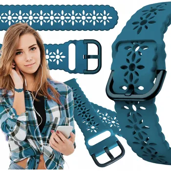 Příslušenství k chytrým hodinkám Řemínek pro Samsung Galaxy Watch 4 Classic 46mm chytré hodinky modrý řemínek