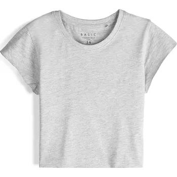 Dámské oblečení GATE Základní bavlněné triko s neopracovaným lemem 38 225-1094/84