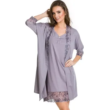 Dámský župan Dámský župan STELLA 05090 šedá S/M