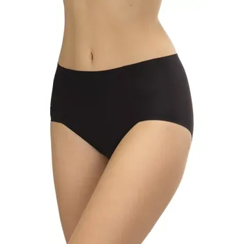 Kalhotky Dámské kalhotky MIDI L-POL5002MD-02 černá L