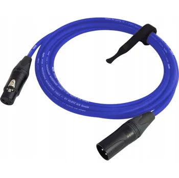 Audio kabel Kabel XLR - XLR Electric Sound ES XLR XLR NEUTRIK KLOTZ MY206 NIEBIESKI 2m Modrý XLR kabel - XLR, 2 m