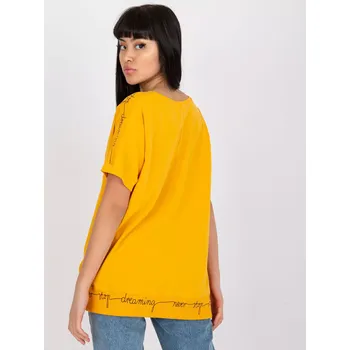 Dámská halenka Halenka RV BZ 7647.62P jasně oranžová L/XL