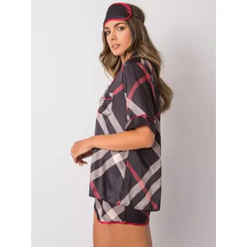 Dámské pyžamo Sada BR KMPL 7058 černá a béžová S