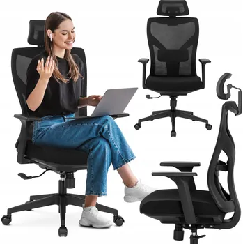 Otočná kancelářská židle Mebel Elite černá