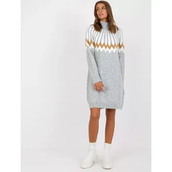 Dámské šaty LC SK 0098 šaty.37X šedá jedna velikost