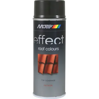 Barva ve spreji MOTIP BARVA NA STŘECHY SPRAY RR32 TMAVĚ HNĚDÁ 400ml