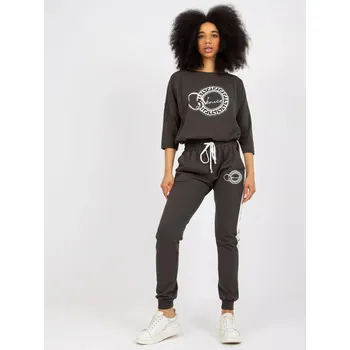 Dámská halenka Souprava RV KMPL 7719.37 tmavá khaki S/M