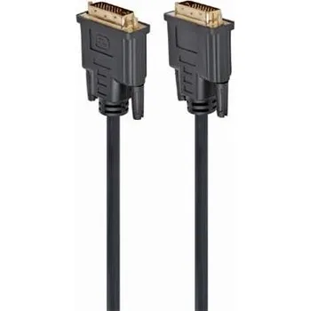 Video kabel Gembird CC-DVI2-BK-6 Gembird kabel propojovací DVI-DVI, M/M, 1,8m DVI-D dual link