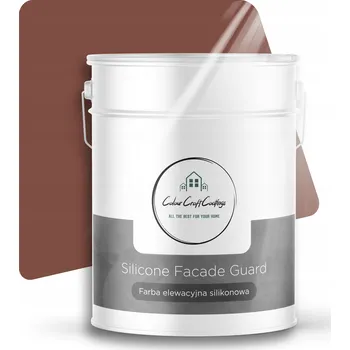 Fasádní barva Barva Fasádní silikonová Bronzová Tmavě hnědá 10L Vnější