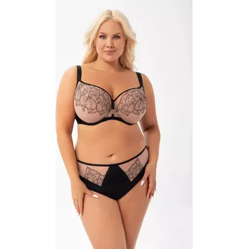 Dámské erotické kalhotky Gorsenia K 926 Palmira Brazilské kalhotky S-2XL černá S