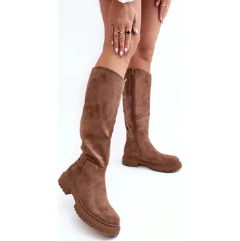 Dámské kozačky Kozačky 23KZ35 hnědé - Step in style 37