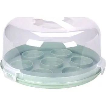 Obraz KRABIČKA S VÍKEM ZELENÁ NA MUFFINY TĚSTO 25 x 14 CM