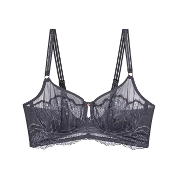 Podprsenka Dámská podprsenka Wild Peony Florale W01 - GRAY - šedá 00DK - TRIUMPH GRAY 75C