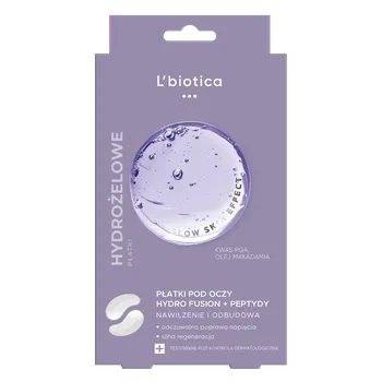 Péče o oční okolí L'biotica oční polštářky s peptidy, 2 ks/1 bal