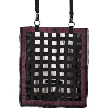 Pro koně Sít na seno QHP Slowfeeder, vínová