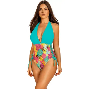 Dámské plavky Plavky Self S 1091 PA8 Pati 8 zelená S-36