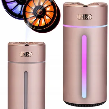 Zvlhčovač vzduchu Difuzér Zvlhčovač Vzduchu vzduchu pro děti s podsvícením 260 ml růžový