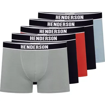 Boxerky Pánské boxerky 5 pack 42704 Soon - HENDERSON vícebarevná XXL