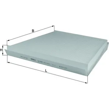 Ventilátor topení a klimatizace Filtr, vzduch v interiéru KNECHT LA 156/1