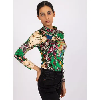 Dámské šaty Bluzka-DHJ-BZ-6291-1.77P-zelená