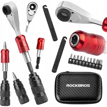 Zabezpečení domácnosti Sada cyklistického nářadí 6v1 bity ráčna Rockbros 43210049001