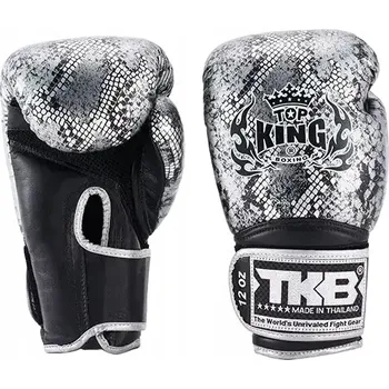 Boxerské rukavice Boxerské rukavice Top King TKBGSS-02A-BK-SV-16 16 oz