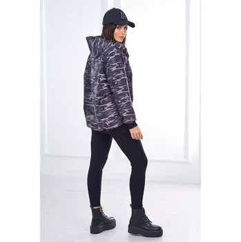 Dámská halenka 3dílná souprava Vřesoviště halenka, top a legíny černá + grafit UNI