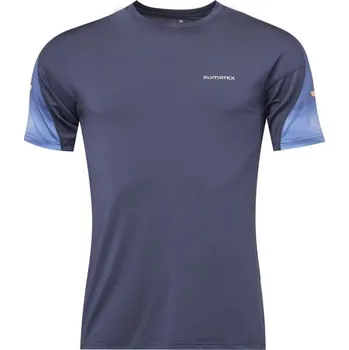 Pánská móda Pánské performance triko Klimatex FARAH 2XL Tmavě modrá, Světle modrá, Stříbrná
