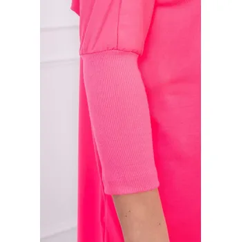 Oversize halenka růžová neonová UNI