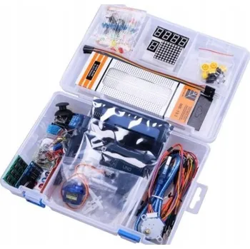Elektronická stavebnice Mikropočítač ELEKTRONIKA PLUS STARTOVACÍ SADA ARDUINO XL S ARDUINO UNO DÁREK