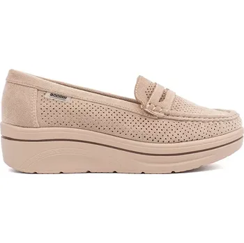 Dámské mokasíny Krásné dámské hnědé mokasíny platforma 41