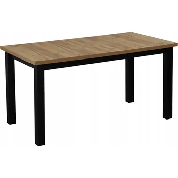 Jídelní stůl Kuchyňský stůl BIRD Meble obdélníkový černý, dub craft 80 x 150 x 76 cm