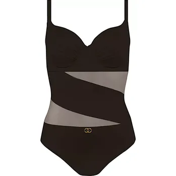 Dámské plavky Dámské jednodílné plavky 964V19 Fashion5 - SELF černá 95/F