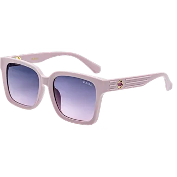 Sluneční brýle Sluneční brýle G1806 růžové s fialovými skly Obyčejné čočky