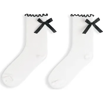 Dámské oblečení GATE Vysoké ponožky s mašličkou 39-42 625-0080/10