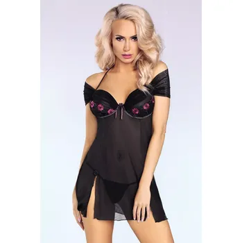 Dámské erotické prádlo Dámská košilka Kastalia - LivCo CORSETTI FASHION černá L