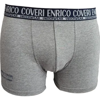 Boxerky Enrico Coveri EB1000 šedé Barva: šedá, Velikost: L