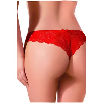 Kalhotky Dámské kalhotky N017 Červená XL