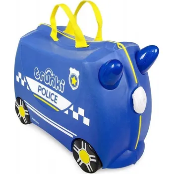 Trunki Cestovní kufřík na kolečkách - policejní auto Percy