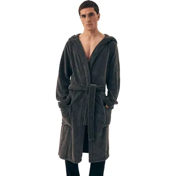 Dámský župan Pánský župan 43012 Mild - HENDERSON šedá L