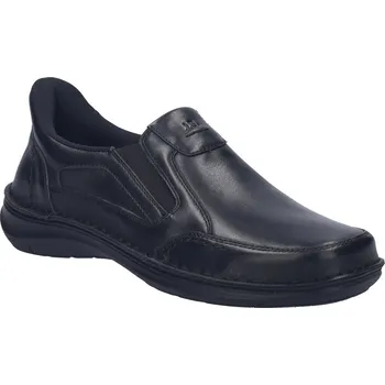 Pánské mokasíny Pánské extra široké mokasíny Josef Seibel 44922-TE859-100 černé - 42