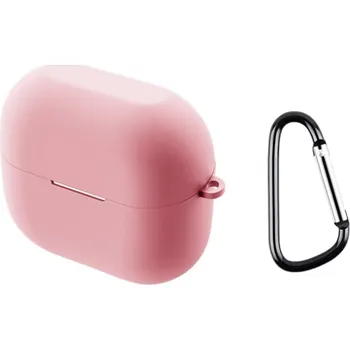 Sluchátka VSECHNONAMOBIL 120818 HOOK Silikonový obal pro Samsung Galaxy Buds 3 / Buds 3 Pro růžový