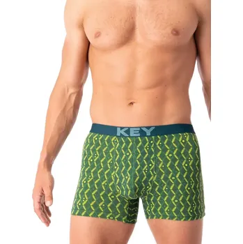 Pánské spodní prádlo Pánské boxerky Key MXH 516 B24 M-2XL Ruda XL